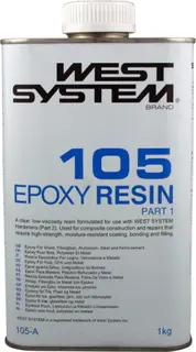 West system epoxy1 Kg, 105A 1,0 Kg