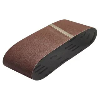 Slipeb&#229;nd tekstil, 3 stk K80 75x510mm