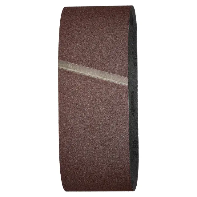 Slipebånd tekstil, 3 stk K80 75x510mm 