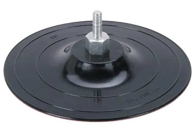 Støtteskive med borrelås S=8mm ø125mm 