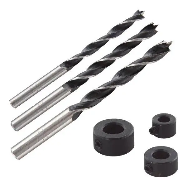 Dybelbor med dybdestopper 6, 8, 10mm Sett 