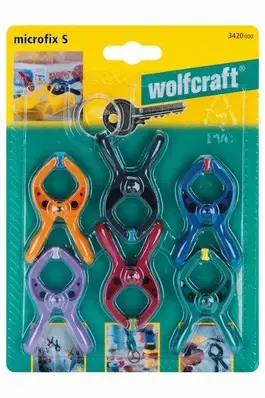 Microfix S minitvinger  – 6stk Wolfcraft 