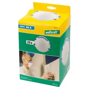 St&#248;vfiltermaske FFP2 (CE), 20 stk