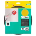 Slipegitterrondell, 5 stk K80 &#248;225mm
