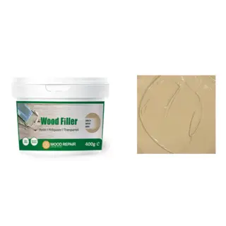 Wood Filler tresparkel 0,4kg Eik