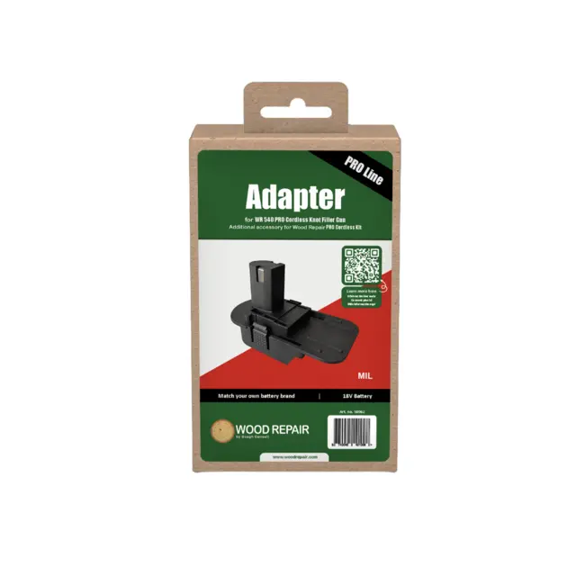 Wood Repair Adapter Milwaukee-Model For WR 540 PRO Cordless Knot Filler Gun 
