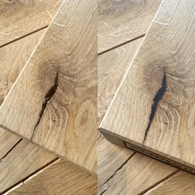 Wood Repair Knot Filler Bag Bøk 