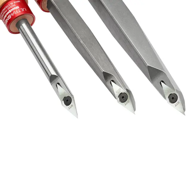 Woodpecker Ultra-shear Stor. Diamant Moderne dreiejern med hardmetallbits 