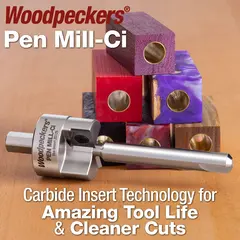 Sett Med Woodpecker Endetrimmer 12 størrelser. Med hardmetallbits