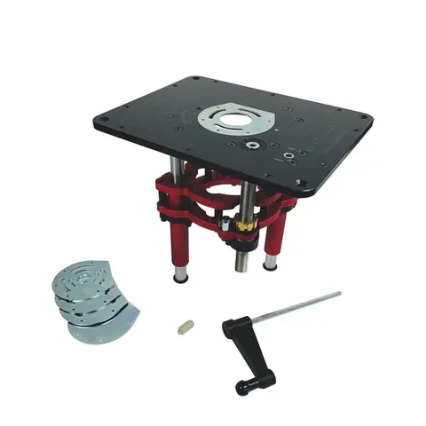 AukTools Accu-Lift Fresebordsheis presis justering av fresedybde
