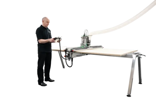Yeti SmartBench CNC V1.3  PrecisionPro X 1250x2500 mm. Fullformat Plate. 