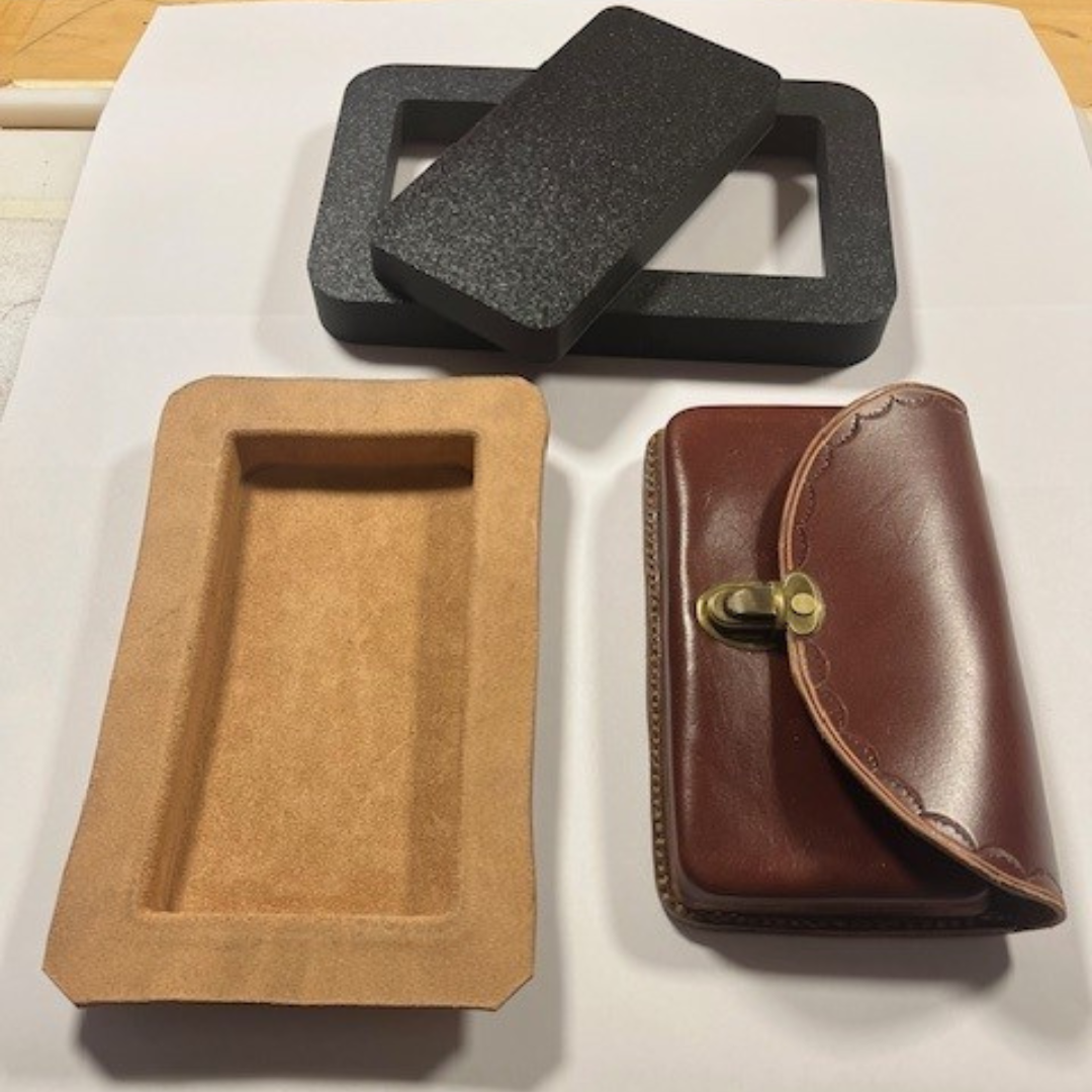 Form-/våtstøping - mobilveske